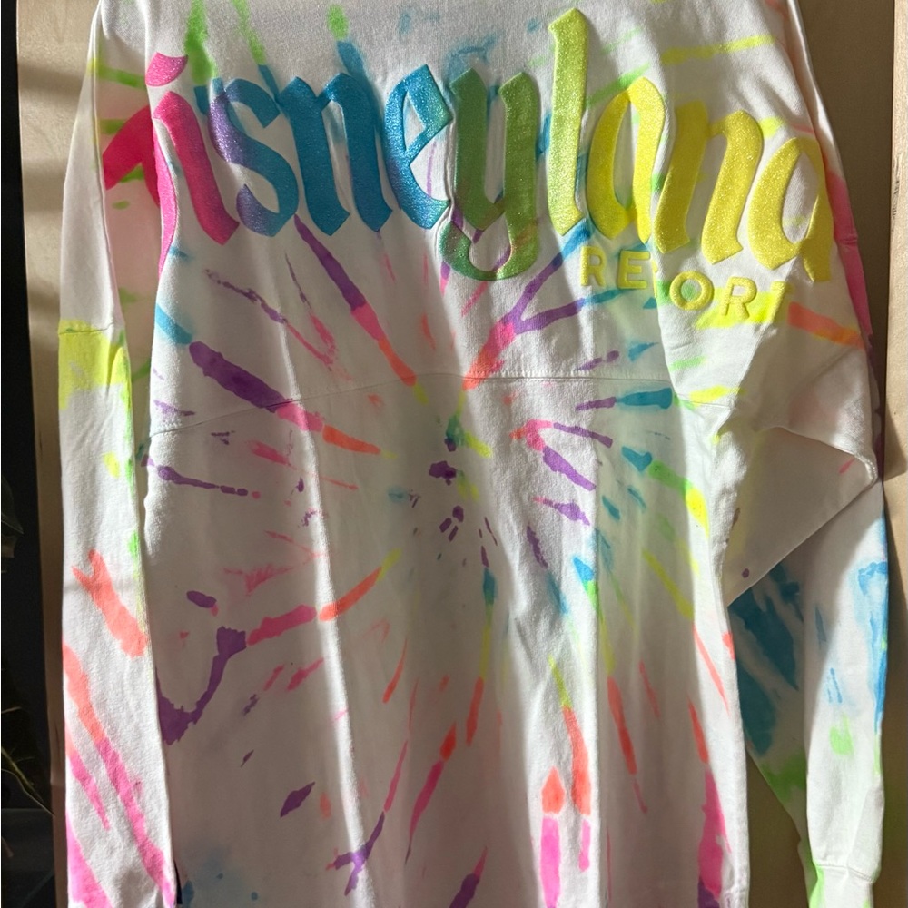 NWT Colorful Tie-Dye Disneyland Resort Spirit Jersey